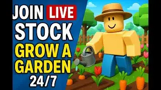 #265 Live Stock Grow A Garden Roblox Real Time Stock Update & Gameplay! (US Friendly)