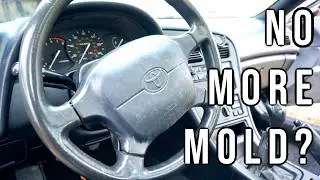 Удаление плесени и глубокая очистка моего проектного автомобиля - реставрация Toyota Celica 1995 ...