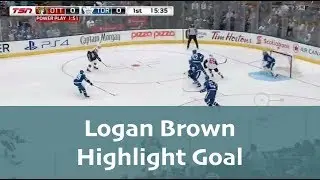 Logan Brown - Highlight Goal vs Maple Leafs