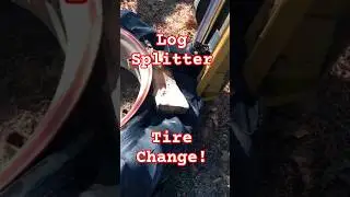 Log splitter bead breaker | Tractor tire repair
