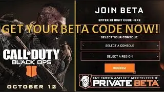 Black Ops 4 | How to get your Blackout Beta code!
