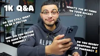 1K Subscriber Q&A & Giveaway | Regrets from Dropping Pharmacy, Do I still want Medicine