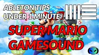 Ableton Tips under 1 Minute : Super Mario game sound / Ableton Live Tutorial Beginner