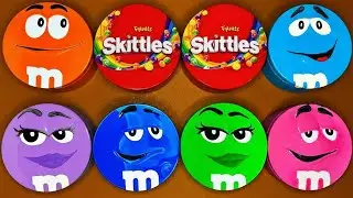 Super Unpacking Funny Tins | Satisfying Video with Skittles Chewies & Tasty M&M&rsquo;S Candy ASMR