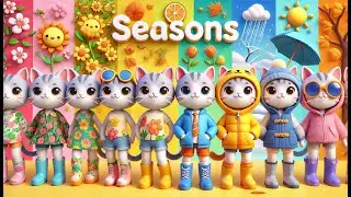Season Song Video for Children | Preschool, Kindergarten (Learn Seasons of the Year )
