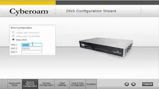 Configuration Wizard de Cyberoam.