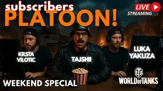 EP123 &ndash;  Platoon sa vama - bez rejdza na lajvu | WoT 2.0 | World of Tanks | tajshii Live