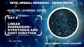 Linear Regression : Hypothesis and Cost Function