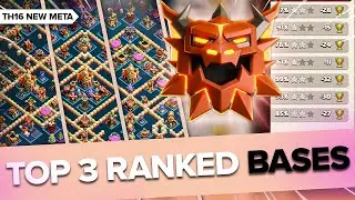 NEW Top 3 TH16 Trophy Bases 2026 | Best Anti Meta Ranked Layout Links 💥