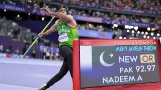 Arshad Nadeem&rsquo;s Historic 92 97m Javelin Throw Olympic Gold Triumph for Pakistan at Paris 2024