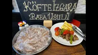 Aile Babaları da Köfte Yapar Köfte Izgara Tavada Birde Baba Elinden Köfte Yapalım