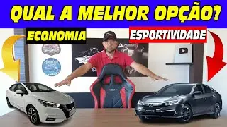 VERSA 2022 X CIVIC 2020: Qual Sedan Vale Mais a Pena? Comparativo Completo!