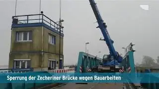 Brücke nach Usedom gesperrt