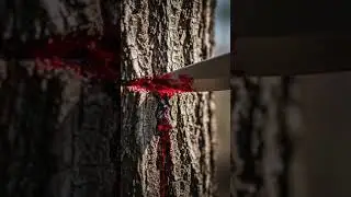 The Alien Tree That Bleeds Blood 🩸🌳 #shortsbeta