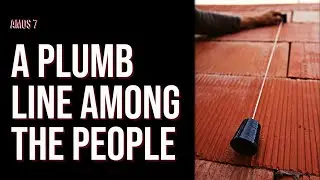 The Plumb Line &ndash; Part 1 (God&rsquo;s Law) | Lessons from the Book of Amos (Series)