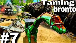 high level Bronto taming! | Season 1 EP7 | Ark Survival Evolved Mobile