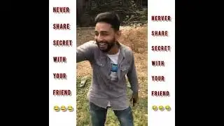 Never Share Secret with your friend || watch till end || #viral #trending