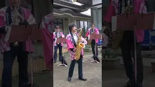 🎷♬🎷1　#Take the A Train #Vive! #Saxophone #Quartet #Gojo#Tenjin #Spring #Festival in #Tokyo 2024