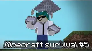 Granja de hierro (sale mal) - Minecraft survival #5