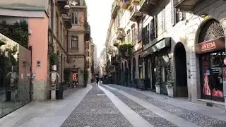 Coronavirus a Milano, Brera addormentata
