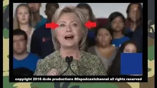 HILLARY CLINTON STRANGE EYE MOVEMENTS