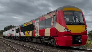 Hinckley train station 66738 769535+769549 37800 66788 66565 66760 66066 66057 170103 66744 