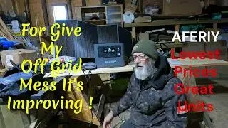 Off Grid With AFERIY Use & Review #cabinlife