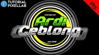 Tutorial Cara Membuat Logo CAV || Simpel,Keren  Pixellab👍