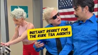 Instant regret for the rude TSA agents ￼