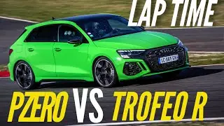 Audi RS3 lap time : Pirelli PZero VS Trofeo R