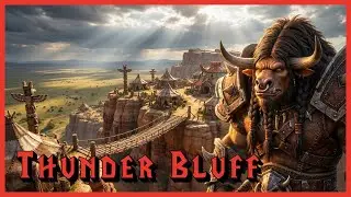 Thunder Bluff AI‑Generated World of Warcraft Cinematic | Tauren Capital of the Horde Explained