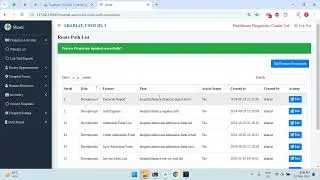 Tutorial of Hospital Management Software (Part 3). Adding Receptionist, Technologist and Permissions