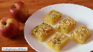 Apple Barfi - सेब की बर्फी - How to make Apple Burfi - Seb Ki Burfi