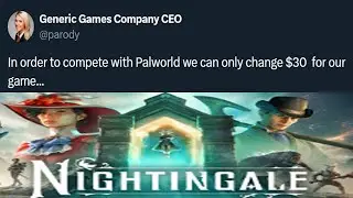 Новая игра Nightingale выходит по цене 30 долларов, чтобы составить конкуренцию Palworld! Изменила ли Palworld индустрию?