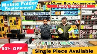 MOBILE FOLDER GAFFAR MARKET OPEN BOX MOBILES ACCESSORIES Wholesale Price MARKET Delhi Gaffar Market