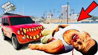 GTA 5 : Franklin Again Found New Cursed Killer Car In GTA 5 ! #gta5 #gta