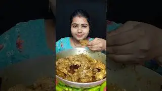 Chicken leg piece eating challenge food recipe shorts