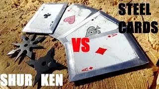 NINJA STARS (SHURIKEN) vs STEEL THROWING CARDS / What&rsquo;s Better?