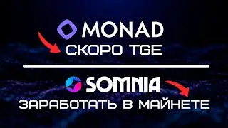 MONAD ДО МЕЙННЕТА ОСТАЛОСЬ &hellip; ДНЕЙ? SOMNIA ЗАРАБОТАЙ НА РАЗЛОКЕ МОНЕТ!