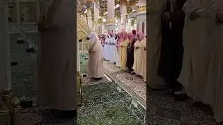 تلاوه السديس في المسجد النبوي بحضور الحذيفي وأئمه الحرم النبوي ليله 8 رمضان 1444ه&zwj;