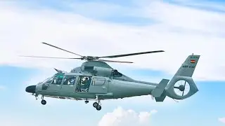 FULL TIME Flying on Ghana Armed Forces 's Chinese Z9EH Helicopter