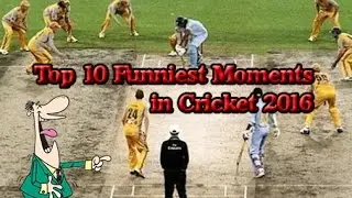Top 10 Funniest Moments    in Cricket 2016