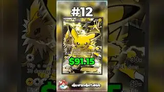 Top 25 Pikachu Full Art Cards! #shorts #pokemon