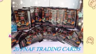 Opening 20 five nights at freddys trading cards