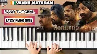 🇨🇮  BORDER 2 #SANDE SE AATE HAI #piano #shorts