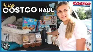 HUGE COSTCO SHOPPING HAUL! PUPPIES EATING ICE CREAM!!