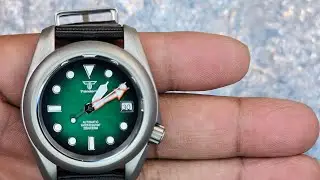 Обзор мужских часов Tandorio Titanium NH35 Automatic: сапфировое стекло, водонепроницаемость 200 ...