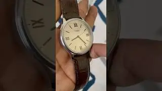 TIMEX Silver Dial Leather Strap Analog Watch