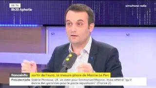 Passe d'armes entre Florian Philippot et Richard Ferrand sur la question de la sortie de l'euro