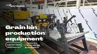 Grain bin silo tructure components roll forming line / grain bin silo sidewall roll bending machine